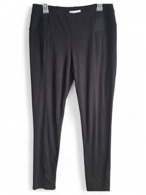 Cato Black Skinny Ponte Pull-On Pants Leggings